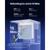 imageVEVOR Commercial Ice Maker Storage Bin 300 LBS Capacity IceBin Commercial Ice Storage Bin with Adjustable AntiSlip Rubber Feet Suitable for Restaurant Hotel and Beverage ShopsWhole Machine