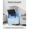 imageVEVOR Commercial Ice Maker Storage Bin 300 LBS Capacity IceBin Commercial Ice Storage Bin with Adjustable AntiSlip Rubber Feet Suitable for Restaurant Hotel and Beverage ShopsIce Storage Bin