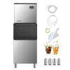 imageVEVOR Commercial Ice Maker Storage Bin 300 LBS Capacity IceBin Commercial Ice Storage Bin with Adjustable AntiSlip Rubber Feet Suitable for Restaurant Hotel and Beverage ShopsWhole Machine
