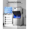 imageVEVOR Commercial Ice Maker Storage Bin 300 LBS Capacity IceBin Commercial Ice Storage Bin with Adjustable AntiSlip Rubber Feet Suitable for Restaurant Hotel and Beverage ShopsIce Maker Unit