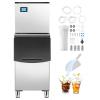 imageVEVOR Commercial Ice Maker Storage Bin 300 LBS Capacity IceBin Commercial Ice Storage Bin with Adjustable AntiSlip Rubber Feet Suitable for Restaurant Hotel and Beverage ShopsWhole Machine