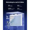 imageVEVOR Commercial Ice Maker Storage Bin 300 LBS Capacity IceBin Commercial Ice Storage Bin with Adjustable AntiSlip Rubber Feet Suitable for Restaurant Hotel and Beverage ShopsWhole Machine