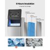 imageVEVOR Commercial Ice Maker Storage Bin 300 LBS Capacity IceBin Commercial Ice Storage Bin with Adjustable AntiSlip Rubber Feet Suitable for Restaurant Hotel and Beverage ShopsIce Storage Bin
