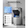 imageVEVOR Commercial Ice Maker Storage Bin 300 LBS Capacity IceBin Commercial Ice Storage Bin with Adjustable AntiSlip Rubber Feet Suitable for Restaurant Hotel and Beverage ShopsWhole Machine