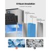 imageVEVOR Commercial Ice Maker Storage Bin 300 LBS Capacity IceBin Commercial Ice Storage Bin with Adjustable AntiSlip Rubber Feet Suitable for Restaurant Hotel and Beverage ShopsWhole Machine