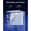imageVEVOR Commercial Ice Maker Storage Bin 300 LBS Capacity IceBin Commercial Ice Storage Bin with Adjustable AntiSlip Rubber Feet Suitable for Restaurant Hotel and Beverage ShopsIce Maker Unit