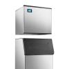 imageVEVOR Commercial Ice Maker Storage Bin 300 LBS Capacity IceBin Commercial Ice Storage Bin with Adjustable AntiSlip Rubber Feet Suitable for Restaurant Hotel and Beverage ShopsWhole Machine