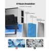 imageVEVOR Commercial Ice Maker Storage Bin 300 LBS Capacity IceBin Commercial Ice Storage Bin with Adjustable AntiSlip Rubber Feet Suitable for Restaurant Hotel and Beverage ShopsWhole Machine