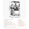 imageVEVOR Commercial Slushy Machine 12Lx3 Triple Tank Frozen Drink Machine 144 Cups Stainless Steel Margarita Smoothie Frozen Drink Maker Slushie Maker for Home Party Restaurants Cafe Bars24L