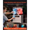 imageVEVOR Commercial Slushy Machine 12Lx3 Triple Tank Frozen Drink Machine 144 Cups Stainless Steel Margarita Smoothie Frozen Drink Maker Slushie Maker for Home Party Restaurants Cafe Bars24L