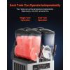 imageVEVOR Commercial Slushy Machine 12Lx3 Triple Tank Frozen Drink Machine 144 Cups Stainless Steel Margarita Smoothie Frozen Drink Maker Slushie Maker for Home Party Restaurants Cafe Bars24L
