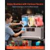 imageVEVOR Commercial Slushy Machine 12Lx3 Triple Tank Frozen Drink Machine 144 Cups Stainless Steel Margarita Smoothie Frozen Drink Maker Slushie Maker for Home Party Restaurants Cafe Bars36L