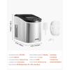 imageVEVOR Countertop Ice Maker 9 Cubes Ready in 6 Mins 26lbs in 24Hrs SelfCleaning Portable Ice Maker with Ice Scoop and Basket Ice Machine with 2 Sizes Bullet Ice for Home Kitchen Office Bar Party33LBS