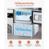 imageVEVOR Countertop Ice Maker 9 Cubes Ready in 6 Mins 26lbs in 24Hrs SelfCleaning Portable Ice Maker with Ice Scoop and Basket Ice Machine with 2 Sizes Bullet Ice for Home Kitchen Office Bar Party132lbs