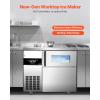 imageVEVOR Countertop Ice Maker 9 Cubes Ready in 6 Mins 26lbs in 24Hrs SelfCleaning Portable Ice Maker with Ice Scoop and Basket Ice Machine with 2 Sizes Bullet Ice for Home Kitchen Office Bar Party220lbs