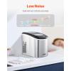 imageVEVOR Countertop Ice Maker 9 Cubes Ready in 6 Mins 26lbs in 24Hrs SelfCleaning Portable Ice Maker with Ice Scoop and Basket Ice Machine with 2 Sizes Bullet Ice for Home Kitchen Office Bar Party33LBS