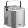 imageVEVOR Countertop Ice Maker 9 Cubes Ready in 6 Mins 26lbs in 24Hrs SelfCleaning Portable Ice Maker with Ice Scoop and Basket Ice Machine with 2 Sizes Bullet Ice for Home Kitchen Office Bar Party26lbsStainless Steel Body