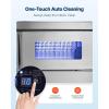 imageVEVOR Countertop Ice Maker 9 Cubes Ready in 6 Mins 26lbs in 24Hrs SelfCleaning Portable Ice Maker with Ice Scoop and Basket Ice Machine with 2 Sizes Bullet Ice for Home Kitchen Office Bar Party265 lbs24H