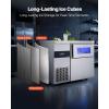 imageVEVOR Countertop Ice Maker 9 Cubes Ready in 6 Mins 26lbs in 24Hrs SelfCleaning Portable Ice Maker with Ice Scoop and Basket Ice Machine with 2 Sizes Bullet Ice for Home Kitchen Office Bar Party220 lbs24H