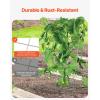 imageVEVOR Cucumber Trellis for Climbing Plants39quot H x 32quot W Foldable Cucumber Trellis Set with Twist Ties Metal Garden Trellis for Raised Bed Outdoor Plant Grow Support for Tomato Vegetable2 Pack35 W x 55 L
