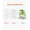 imageVEVOR Cucumber Trellis for Climbing Plants39quot H x 32quot W Foldable Cucumber Trellis Set with Twist Ties Metal Garden Trellis for Raised Bed Outdoor Plant Grow Support for Tomato Vegetable2 Pack46 W x 32 L