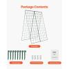 imageVEVOR Cucumber Trellis for Climbing Plants39quot H x 32quot W Foldable Cucumber Trellis Set with Twist Ties Metal Garden Trellis for Raised Bed Outdoor Plant Grow Support for Tomato Vegetable2 Pack46 W x 32 L