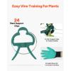 imageVEVOR Cucumber Trellis for Climbing Plants39quot H x 32quot W Foldable Cucumber Trellis Set with Twist Ties Metal Garden Trellis for Raised Bed Outdoor Plant Grow Support for Tomato Vegetable2 Pack35 W x 55 L