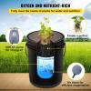 imageVEVOR DWC Hydroponic System 5 Gallon 8 Buckets Deep Water Culture Growing Bucket Hydroponics Grow Kit with Pump Air Stone and Water Level Device for IndoorOutdoor Leafy Vegetables8 Buckets