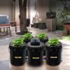 imageVEVOR DWC Hydroponic System 5 Gallon 8 Buckets Deep Water Culture Growing Bucket Hydroponics Grow Kit with Pump Air Stone and Water Level Device for IndoorOutdoor Leafy Vegetables5 Buckets