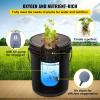 imageVEVOR DWC Hydroponic System 5 Gallon 8 Buckets Deep Water Culture Growing Bucket Hydroponics Grow Kit with Pump Air Stone and Water Level Device for IndoorOutdoor Leafy Vegetables5 Buckets