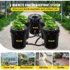 imageVEVOR DWC Hydroponic System 5 Gallon 8 Buckets Deep Water Culture Growing Bucket Hydroponics Grow Kit with Pump Air Stone and Water Level Device for IndoorOutdoor Leafy Vegetables5 Buckets