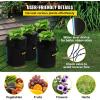 imageVEVOR DWC Hydroponic System 5 Gallon 8 Buckets Deep Water Culture Growing Bucket Hydroponics Grow Kit with Pump Air Stone and Water Level Device for IndoorOutdoor Leafy Vegetables4 Buckets