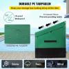 imageVEVOR Deck Box 120 Gallon Outdoor Storage Box 563quot x 266quot x 238quot Waterproof PP Deckbox with Aluminum Alloy Padlock for Patio FurnitureGarden Tools Outdoor Cushions Gray100gal PE