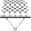 imageVEVOR Drag Harrow 4 x 5 ft Chain Harrow  Made from Q235 Steel UTV Tractor Attachments for Landscape Leveling or Sod Prepping Durable Harrow Rake for Gravel Driveway Farm Field Garden Black4x4
