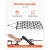imageVEVOR Drag Harrow 4 x 5 ft Chain Harrow  Made from Q235 Steel UTV Tractor Attachments for Landscape Leveling or Sod Prepping Durable Harrow Rake for Gravel Driveway Farm Field Garden Black4 x 57 ft