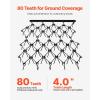 imageVEVOR Drag Harrow 4 x 5 ft Chain Harrow  Made from Q235 Steel UTV Tractor Attachments for Landscape Leveling or Sod Prepping Durable Harrow Rake for Gravel Driveway Farm Field Garden Black4 x 56 ft