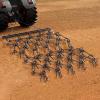 imageVEVOR Drag Harrow 4 x 5 ft Chain Harrow  Made from Q235 Steel UTV Tractor Attachments for Landscape Leveling or Sod Prepping Durable Harrow Rake for Gravel Driveway Farm Field Garden Black4 x 57 ft