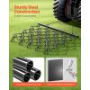 imageVEVOR Drag Harrow 4 x 5 ft Chain Harrow  Made from Q235 Steel UTV Tractor Attachments for Landscape Leveling or Sod Prepping Durable Harrow Rake for Gravel Driveway Farm Field Garden Black58x48