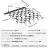 imageVEVOR Drag Harrow 4 x 5 ft Chain Harrow  Made from Q235 Steel UTV Tractor Attachments for Landscape Leveling or Sod Prepping Durable Harrow Rake for Gravel Driveway Farm Field Garden Black4x4