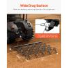 imageVEVOR Drag Harrow 4 x 5 ft Chain Harrow  Made from Q235 Steel UTV Tractor Attachments for Landscape Leveling or Sod Prepping Durable Harrow Rake for Gravel Driveway Farm Field Garden Black58x48