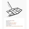 imageVEVOR Drag Harrow 74quot Width Tow Behind Drag Harrow Q235 Steel Driveway Grader with Adjustable Bars ampamp Pin Hitch Support up to 50 lbs Tractor Driveway Harrow for ATVs UTVs Garden Lawn Tractors84 in