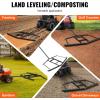 imageVEVOR Drag Harrow 74quot Width Tow Behind Drag Harrow Q235 Steel Driveway Grader with Adjustable Bars ampamp Pin Hitch Support up to 50 lbs Tractor Driveway Harrow for ATVs UTVs Garden Lawn Tractors766