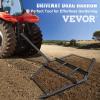 imageVEVOR Drag Harrow 74quot Width Tow Behind Drag Harrow Q235 Steel Driveway Grader with Adjustable Bars ampamp Pin Hitch Support up to 50 lbs Tractor Driveway Harrow for ATVs UTVs Garden Lawn Tractors74 inch