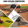 imageVEVOR Drag Harrow 74quot Width Tow Behind Drag Harrow Q235 Steel Driveway Grader with Adjustable Bars ampamp Pin Hitch Support up to 50 lbs Tractor Driveway Harrow for ATVs UTVs Garden Lawn Tractors84