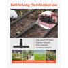 imageVEVOR Drip Irrigation Fittings Kit for 14quot Tubing 300 Pcs Drip Irrigation System Parts Tees Straight Barb 4 Way Coupling Elbows End Plug Single Barbs Barbed Connectors for Yard Garden Lawn