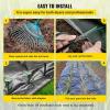 imageVEVOR Driveway Fabric Heavy Duty 6x300ft 3oz Woven Landscape Fabric Garden Weed Barrier Fabric Weed Control Fabric Geotextile Fabric for Landscaping Ground Cover Weed Block Gardening Mat BlackWoven