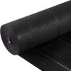 imageVEVOR Driveway Fabric Heavy Duty 6x300ft 3oz Woven Landscape Fabric Garden Weed Barrier Fabric Weed Control Fabric Geotextile Fabric for Landscaping Ground Cover Weed Block Gardening Mat BlackWoven