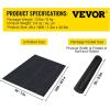 imageVEVOR Driveway Fabric Heavy Duty 6x300ft 3oz Woven Landscape Fabric Garden Weed Barrier Fabric Weed Control Fabric Geotextile Fabric for Landscaping Ground Cover Weed Block Gardening Mat BlackWoven