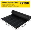imageVEVOR Driveway Fabric Heavy Duty 6x300ft 3oz Woven Landscape Fabric Garden Weed Barrier Fabric Weed Control Fabric Geotextile Fabric for Landscaping Ground Cover Weed Block Gardening Mat BlackWoven