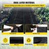 imageVEVOR Driveway Fabric Heavy Duty 6x300ft 3oz Woven Landscape Fabric Garden Weed Barrier Fabric Weed Control Fabric Geotextile Fabric for Landscaping Ground Cover Weed Block Gardening Mat BlackWoven